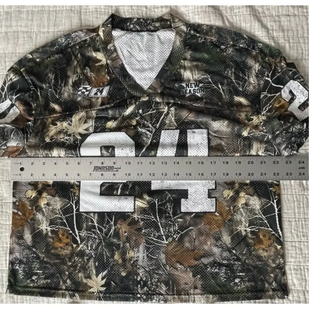 Women's Small Camo 2pc Matching Jersey Set Top & Shorts Athleisure Sporty NWOT